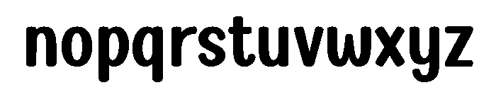 Honest People Font LOWERCASE