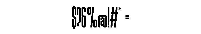 Honest Regular Font OTHER CHARS