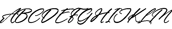 Honestlife Italic Font UPPERCASE