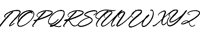 Honestlife Italic Font UPPERCASE