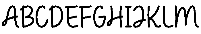 Honey Action Font UPPERCASE