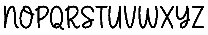 Honey Action Font UPPERCASE