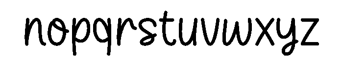 Honey Action Font LOWERCASE