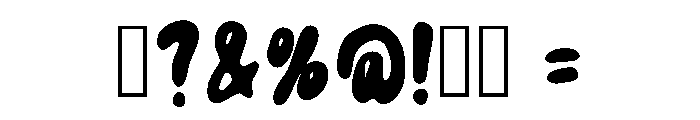 Honey Basil Regular Font OTHER CHARS
