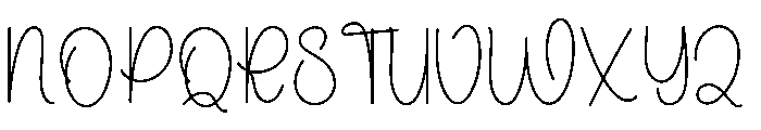 Honey Birthday Font UPPERCASE