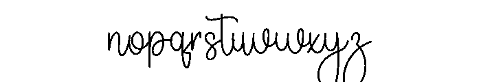 Honey Birthday Font LOWERCASE