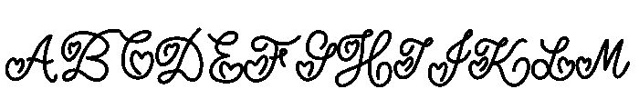 Honey Bloom Script Font UPPERCASE