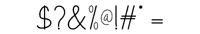 Honey Brownies Font OTHER CHARS