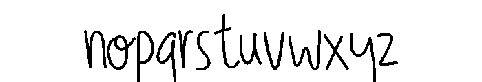 Honey Brownies Font LOWERCASE