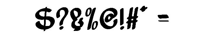 Honey Bubble Font OTHER CHARS