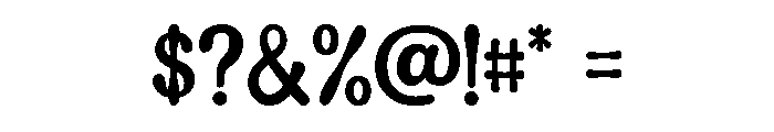 Honey Bubles Regular Font OTHER CHARS