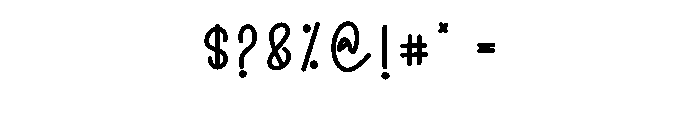 Honey Coming Font OTHER CHARS