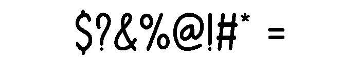 Honey Crumble Font OTHER CHARS