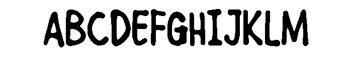 Honey Daily Regular Font UPPERCASE