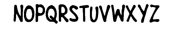 Honey Daily Regular Font UPPERCASE