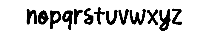 Honey Daily Regular Font LOWERCASE