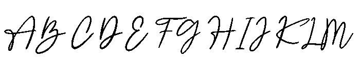 Honey Day Font UPPERCASE
