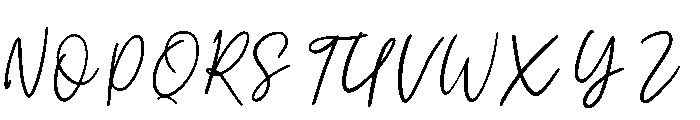 Honey Day Font UPPERCASE
