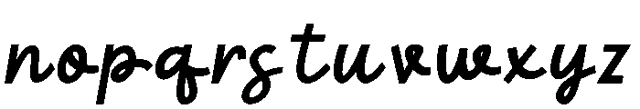 Honey Italic Font LOWERCASE