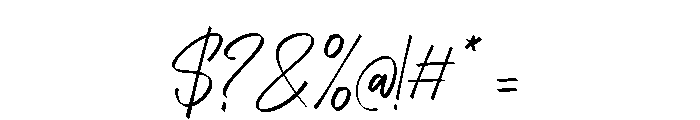 Honey Lavender Italic Font OTHER CHARS