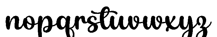 Honey Letters Script Regular Font LOWERCASE