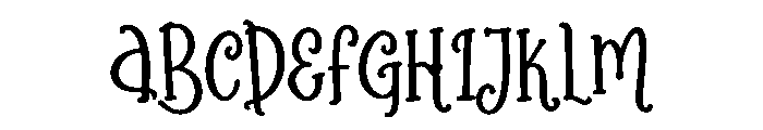 Honey Letters Font UPPERCASE