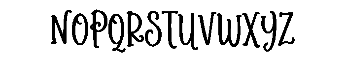 Honey Letters Font UPPERCASE