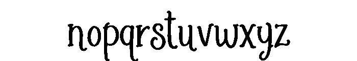 Honey Letters Font LOWERCASE