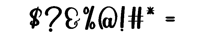 Honey Magic Font OTHER CHARS