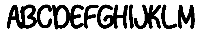 Honey Marker Regular Font UPPERCASE