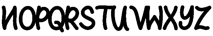 Honey Marker Regular Font UPPERCASE