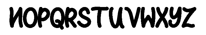 Honey Marker Regular Font LOWERCASE