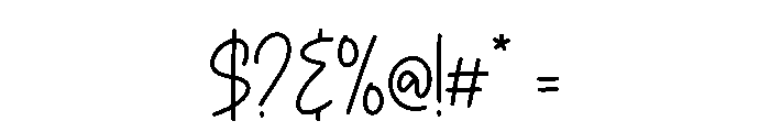 Honey Morgan Regular Font OTHER CHARS