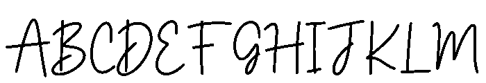 Honey Morgan Regular Font UPPERCASE