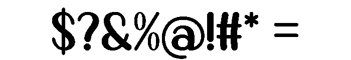 Honey Picky Regular Font OTHER CHARS