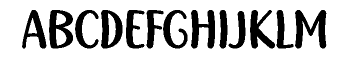 Honey Picky Regular Font UPPERCASE