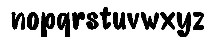 Honey Pop Font LOWERCASE