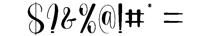 Honey Signature Font OTHER CHARS