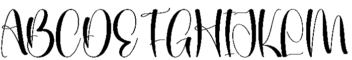 Honey Signature Font UPPERCASE