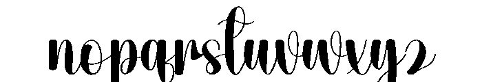 Honey Signature Font LOWERCASE