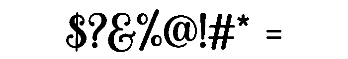 Honey Swirl Font OTHER CHARS