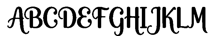 Honey Swirl Font UPPERCASE
