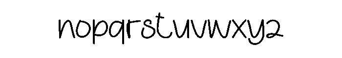 Honey Wildflowers Font LOWERCASE