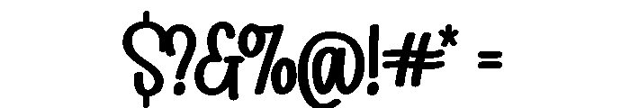Honey and Lemon Font OTHER CHARS