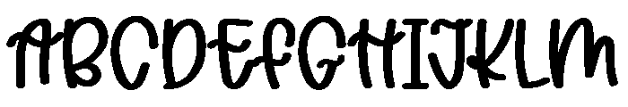 Honey and Lemon Font UPPERCASE