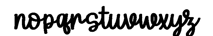 Honey and Lemon Font LOWERCASE