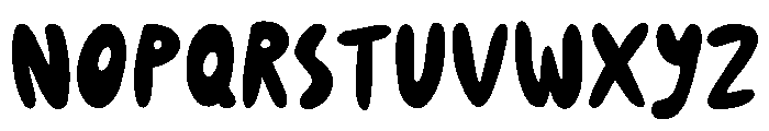 Honey bouncy font Font LOWERCASE