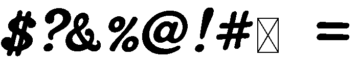 HoneyBlack Vintage Font OTHER CHARS
