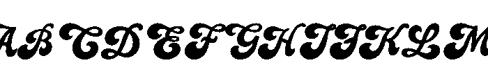 HoneyBlack Vintage Font UPPERCASE