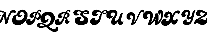 HoneyBlack Vintage Font UPPERCASE